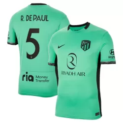 Günstige Atlético Madrid R. De Paul 5 Herrentrikot Ausweich 2023/24 Kurzarm Günstige Atlético Madrid R. De Paul 5 Herrentrikot Ausweich 2023/24 Kurzarm