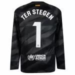 Günstige FC Barcelona Ter Stegen 1 Torwart Herrentrikot Auswärts 2023/24 Langarm