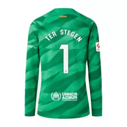 Günstige FC Barcelona Ter Stegen 1 Torwart Herrentrikot Heim 2023/24 Langarm Günstige FC Barcelona Ter Stegen 1 Torwart Herrentrikot Heim 2023/24 Langarm