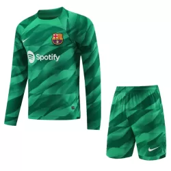 Günstige FC Barcelona Torwart Kindertrikot Heim 2023/24 Langarm Günstige FC Barcelona Torwart Kindertrikot Heim 2023/24 Langarm