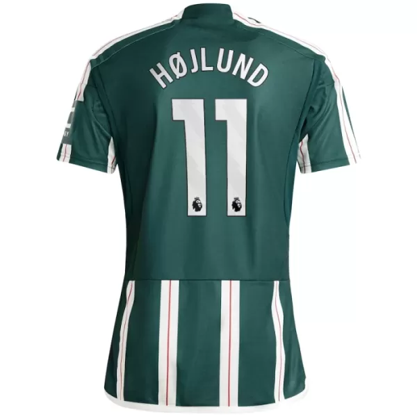 Günstige Manchester United Højlund 11 Herrentrikot Auswärts 2023/24 Kurzarm