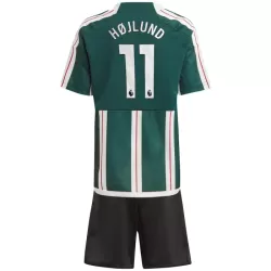 Günstige Manchester United Højlund 11 Kindertrikot Auswärts 2023/24 Kurzarm