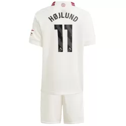 Günstige Manchester United Højlund 11 Kindertrikot Ausweich 2023/24 Kurzarm