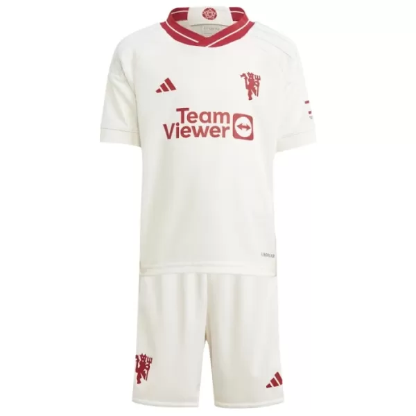 Günstige Manchester United Højlund 11 Kindertrikot Ausweich 2023/24 Kurzarm