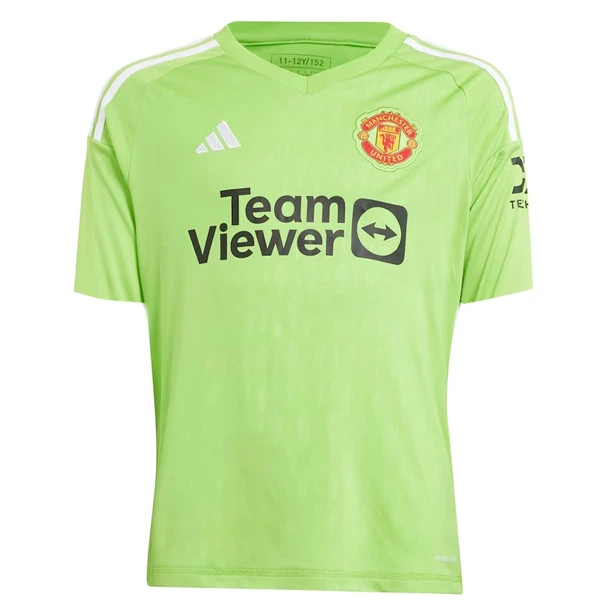 Günstige Manchester United Torwart Kindertrikot Heim 2023/24 Kurzarm