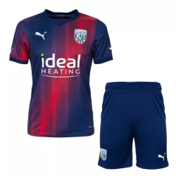 Günstige West Bromwich Albion Kindertrikot Ausweich 2023/24 Kurzarm Günstige West Bromwich Albion Kindertrikot Ausweich 2023/24 Kurzarm