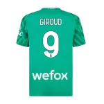 Günstige AC Mailand Giroud 9 Torwart Herrentrikot Heim 2023/24 Kurzarm - Speziell