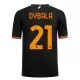 Günstige AS Rom Dybala 21 Herrentrikot Ausweich 2023/24 Kurzarm