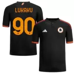 Günstige AS Rom Lukaku 90 Herrentrikot Ausweich 2023/24 Kurzarm