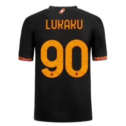 Günstige AS Rom Lukaku 90 Kindertrikot Ausweich 2023/24 Kurzarm