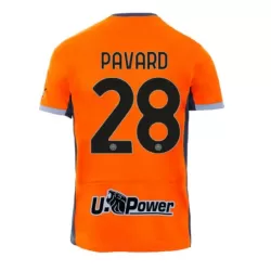 Günstige Inter Mailand Pavard 28 Kindertrikot Ausweich 2023/24 Kurzarm