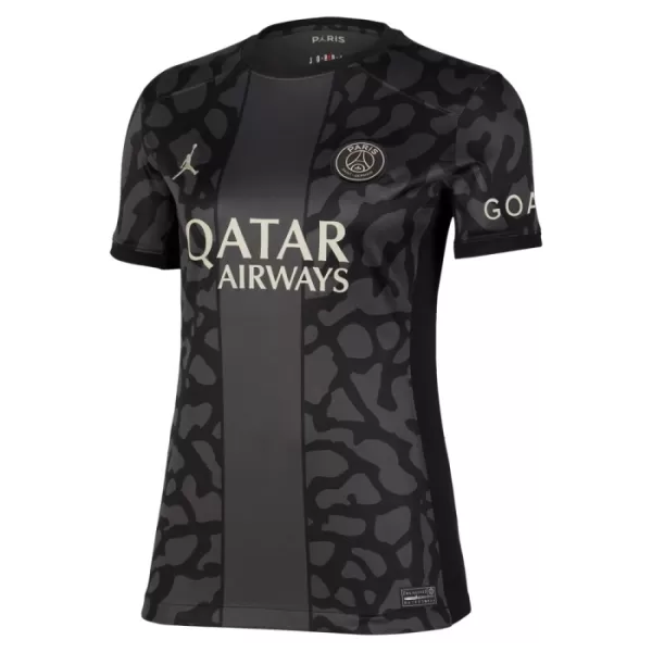 Günstige Paris Saint-Germain Damentrikot Ausweich 2023/24 Kurzarm