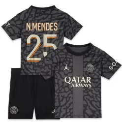 Günstige Paris Saint-Germain N.Mendes 25 Kindertrikot Ausweich 2023/24 Kurzarm Günstige Paris Saint-Germain N.Mendes 25 Kindertrikot Ausweich 2023/24 Kurzarm