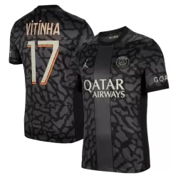 Günstige Paris Saint-Germain Vitinha 17 Herrentrikot Ausweich 2023/24 Kurzarm Günstige Paris Saint-Germain Vitinha 17 Herrentrikot Ausweich 2023/24 Kurzarm