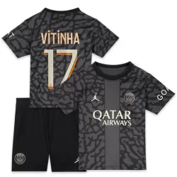 Günstige Paris Saint-Germain Vitinha 17 Kindertrikot Ausweich 2023/24 Kurzarm Günstige Paris Saint-Germain Vitinha 17 Kindertrikot Ausweich 2023/24 Kurzarm