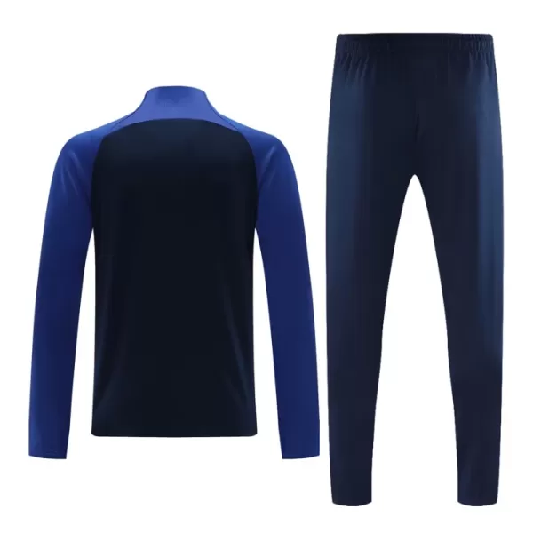 Al Nassr Kit Trainingspullover 2023/24 Viertelreißverschluss Blau-Schwarz