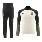 Barcelona Kit Trainingspullover 2023/24 Viertelreißverschluss Crème