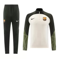 Barcelona Kit Trainingspullover 2023/24 Viertelreißverschluss Crème