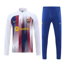 Barcelona Kit Trainingspullover 2023/24 Viertelreißverschluss Weiße Barcelona Kit Trainingspullover 2023/24 Viertelreißverschluss Weiße