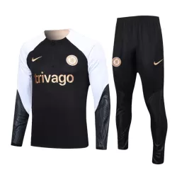 Chelsea Kit Trainingspullover 2023/24 Viertelreißverschluss Schwarze Chelsea Kit Trainingspullover 2023/24 Viertelreißverschluss Schwarze