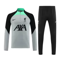 Liverpool Kit Trainingspullover 2023/24 Viertelreißverschluss Graue Liverpool Kit Trainingspullover 2023/24 Viertelreißverschluss Graue