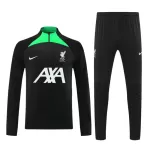 Liverpool Kit Trainingspullover 2023/24 Viertelreißverschluss Schwarze