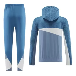 Olympique Marseille Hoodie Kit Trainingspullover 2023/24 Viertelreißverschluss Blaue