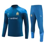 Olympique Marseille Kit Trainingspullover 2023/24 Viertelreißverschluss Navy