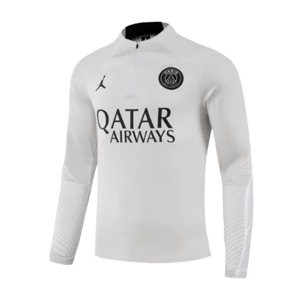Paris Saint-Germain Kit Trainingspullover 2023/24 Viertelreißverschluss Graue