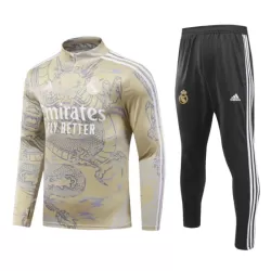 Real Madrid Kit Trainingspullover 2023/24 Viertelreißverschluss Gelbe Real Madrid Kit Trainingspullover 2023/24 Viertelreißverschluss Gelbe