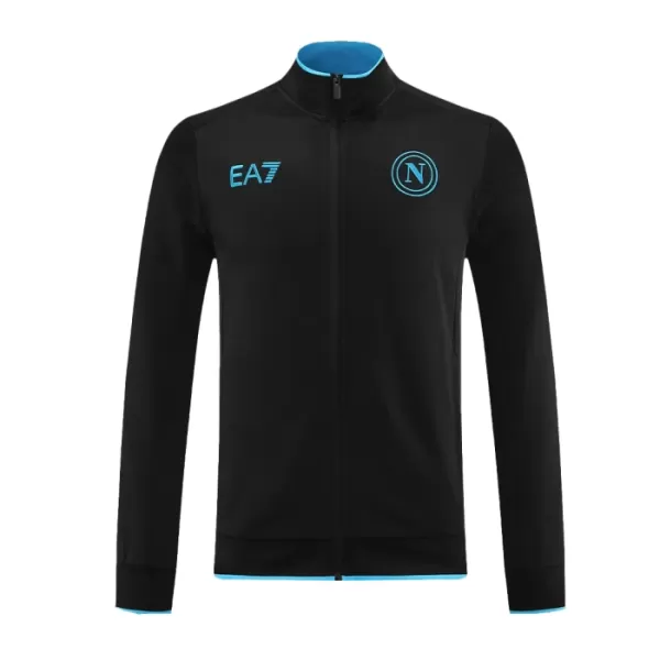 SSC Neapel Kit Trainingspullover 2023/24 Viertelreißverschluss Schwarze