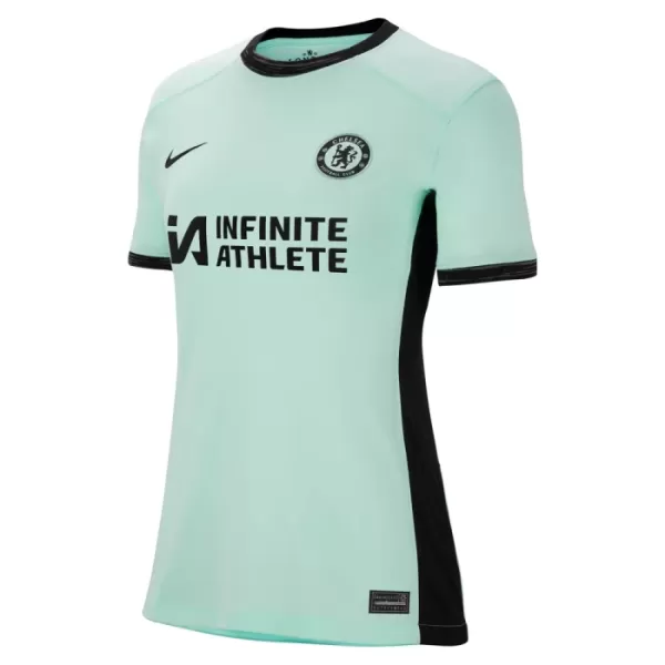 Günstige Chelsea Damentrikot Ausweich 2023/24 Kurzarm