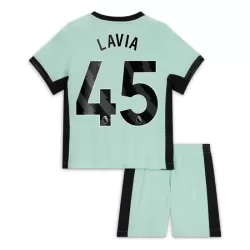 Günstige Chelsea Lavia 45 Kindertrikot Ausweich 2023/24 Kurzarm Günstige Chelsea Lavia 45 Kindertrikot Ausweich 2023/24 Kurzarm