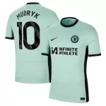 Günstige Chelsea Mudryk 10 Herrentrikot Ausweich 2023/24 Kurzarm