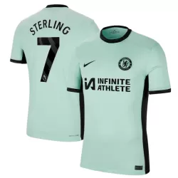 Günstige Chelsea Sterling 7 Herrentrikot Ausweich 2023/24 Kurzarm Günstige Chelsea Sterling 7 Herrentrikot Ausweich 2023/24 Kurzarm