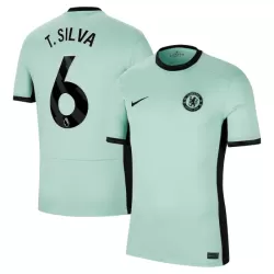 Günstige Chelsea T. Silva 6 Herrentrikot Ausweich 2023/24 Kurzarm Günstige Chelsea T. Silva 6 Herrentrikot Ausweich 2023/24 Kurzarm