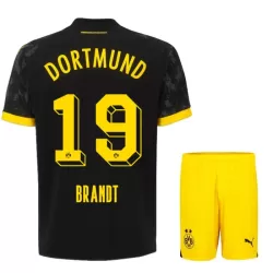 Günstige Borussia Dortmund Brandt 19 Kindertrikot Auswärts 2023/24 Kurzarm Günstige Borussia Dortmund Brandt 19 Kindertrikot Auswärts 2023/24 Kurzarm