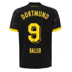 Günstige Borussia Dortmund Haller 9 Herrentrikot Auswärts 2023/24 Kurzarm Günstige Borussia Dortmund Haller 9 Herrentrikot Auswärts 2023/24 Kurzarm