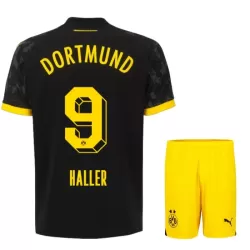 Günstige Borussia Dortmund Haller 9 Kindertrikot Auswärts 2023/24 Kurzarm Günstige Borussia Dortmund Haller 9 Kindertrikot Auswärts 2023/24 Kurzarm