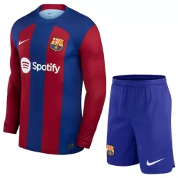 Günstige FC Barcelona Kindertrikot Heim 2023/24 Langarm Günstige FC Barcelona Kindertrikot Heim 2023/24 Langarm
