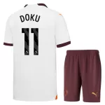Günstige Manchester City Doku 11 Kindertrikot Auswärts 2023/24 Kurzarm