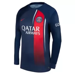 Günstige Paris Saint-Germain Mbappé 7 Herrentrikot Heim 2023/24 Langarm