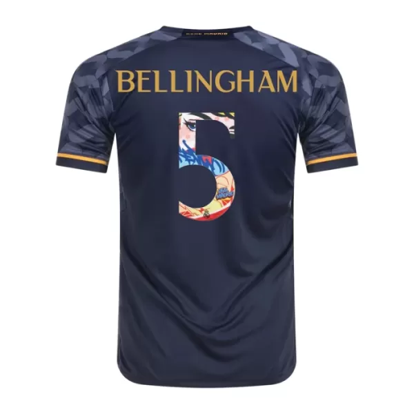 Günstige Real Madrid Bellingham 5 Herrentrikot Auswärts 2023/24 Kurzarm