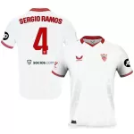 Günstige Sevilla FC Sergio Ramos 4 Herrentrikot Heim 2023/24 Kurzarm