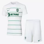 Günstige Sporting Lissabon Kindertrikot Auswärts 2023/24 Kurzarm