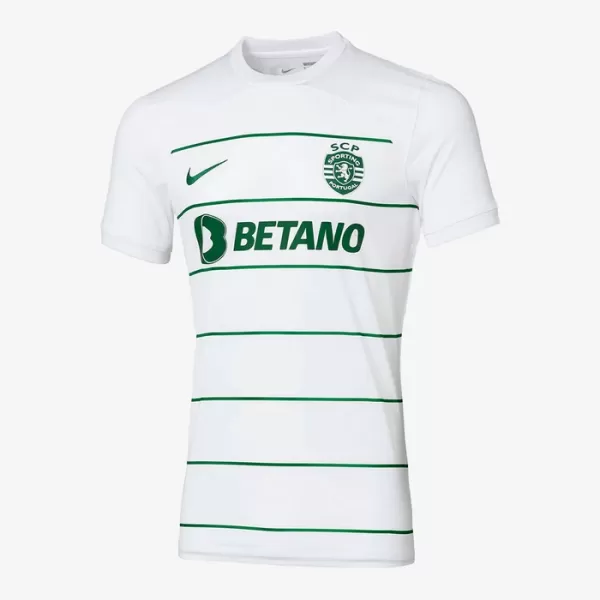 Günstige Sporting Lissabon Kindertrikot Auswärts 2023/24 Kurzarm