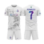 Günstige AL NASSR Ronaldo 7 Kindertrikot Ausweich 2023/24 Kurzarm