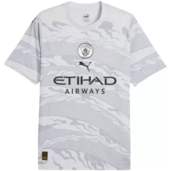 Günstige Manchester City Haaland 9 Year of the Dragon Herrentrikot 2024 Kurzarm