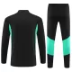 Manchester United Kit Trainingspullover 2023/24 Viertelreißverschluss Schwarze