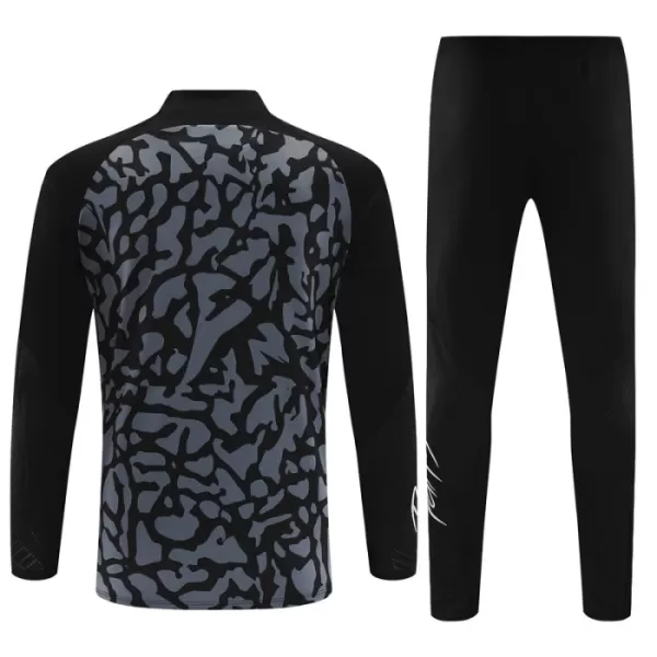 Paris Saint-Germain Kit Trainingspullover 2023/24 Viertelreißverschluss Schwarze